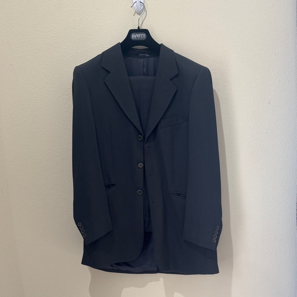 Zanetti dark green suit